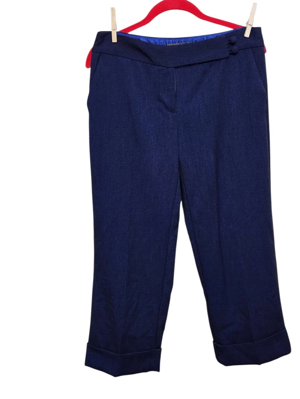 George Me By Mark Eisen Navy Blue Women's Dress Capri's